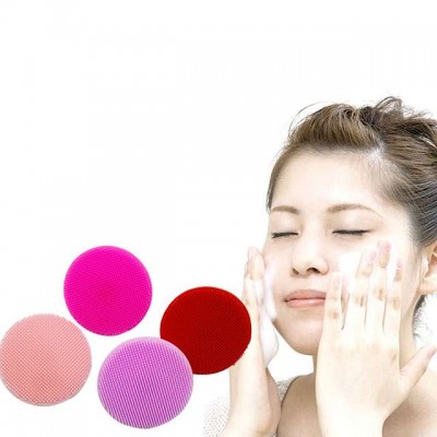 Low MOQ Soft Silicone Facial Care Brush Portable Soft Face Cleansing Brush Silicone Facial Brush manual cleaning tool