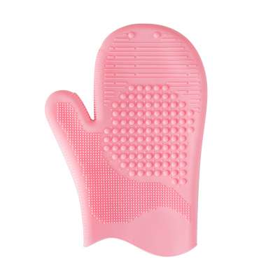 Good quality silicone rubber gloves Makeup brush cleaning gloves